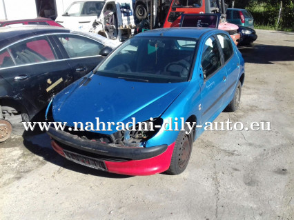 Peugeot 206 modrá metalíza na díly ČB / nahradni-dily-auto.eu