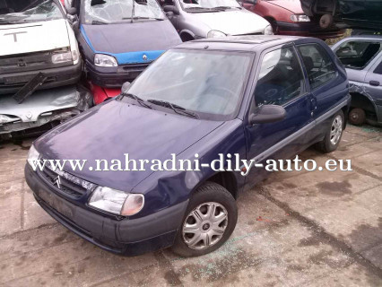 Citroen Saxo modrá na náhradní díly Praha / nahradni-dily-auto.eu