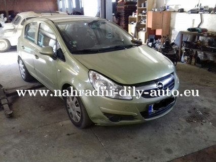 Opel Corsa 2007 1,3cdti na díly Plzeň / nahradni-dily-auto.eu