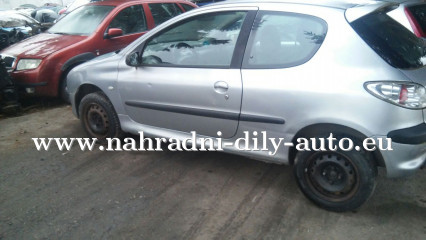 Peugeot 206 stříbrná na díly Plzeň / nahradni-dily-auto.eu