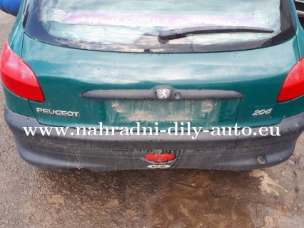 Peugeot 206 zelená na náhradní díly Brno / nahradni-dily-auto.eu