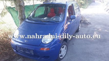 Daewoo Matiz 98 1,0i modrá na díly Plzeň / nahradni-dily-auto.eu