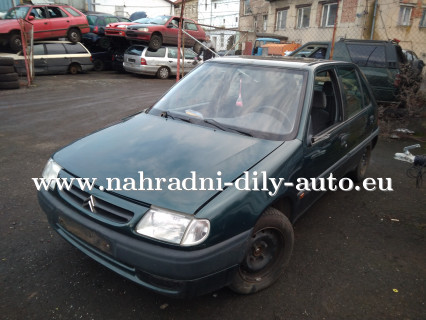 Citroen Saxo zelená - díly z tohoto vozu / nahradni-dily-auto.eu